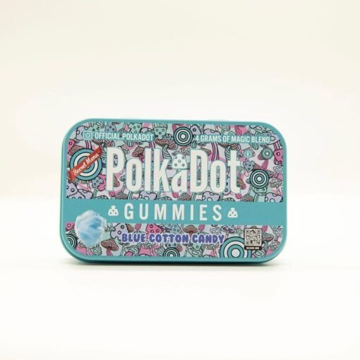 Polkadot Blue Cotton Candy Gummies