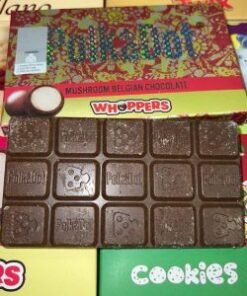 Polkadot Whoppers Mushroom Belgian Chocolate Bar For Sale